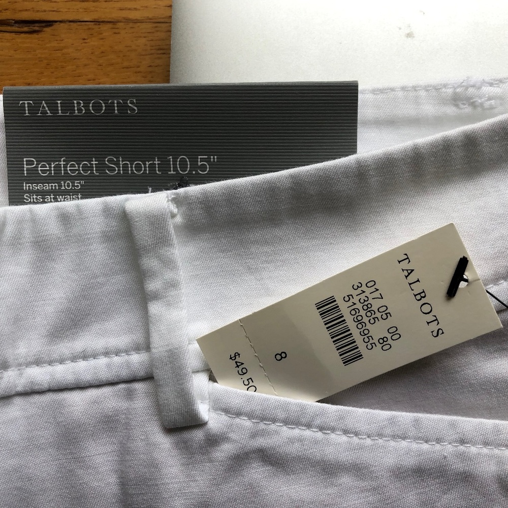 WOMEN'S WHITE SHORTS - BRAND NEW WITH TAGS